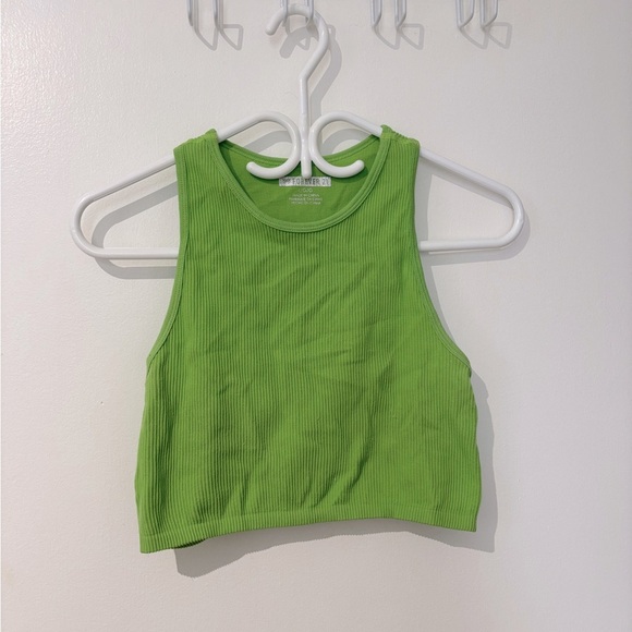 💕3/10$💕 Streetwear Society Green Crop Top - Picture 1 of 1